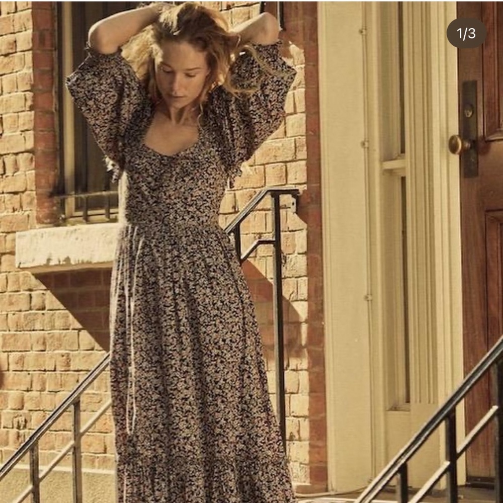 Doen Brooke floral dress x-small